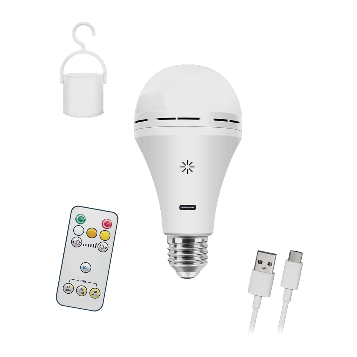 Imagen 0 de Bombilla LED de Emergencia Recargable Regulable 6W - 500 lm