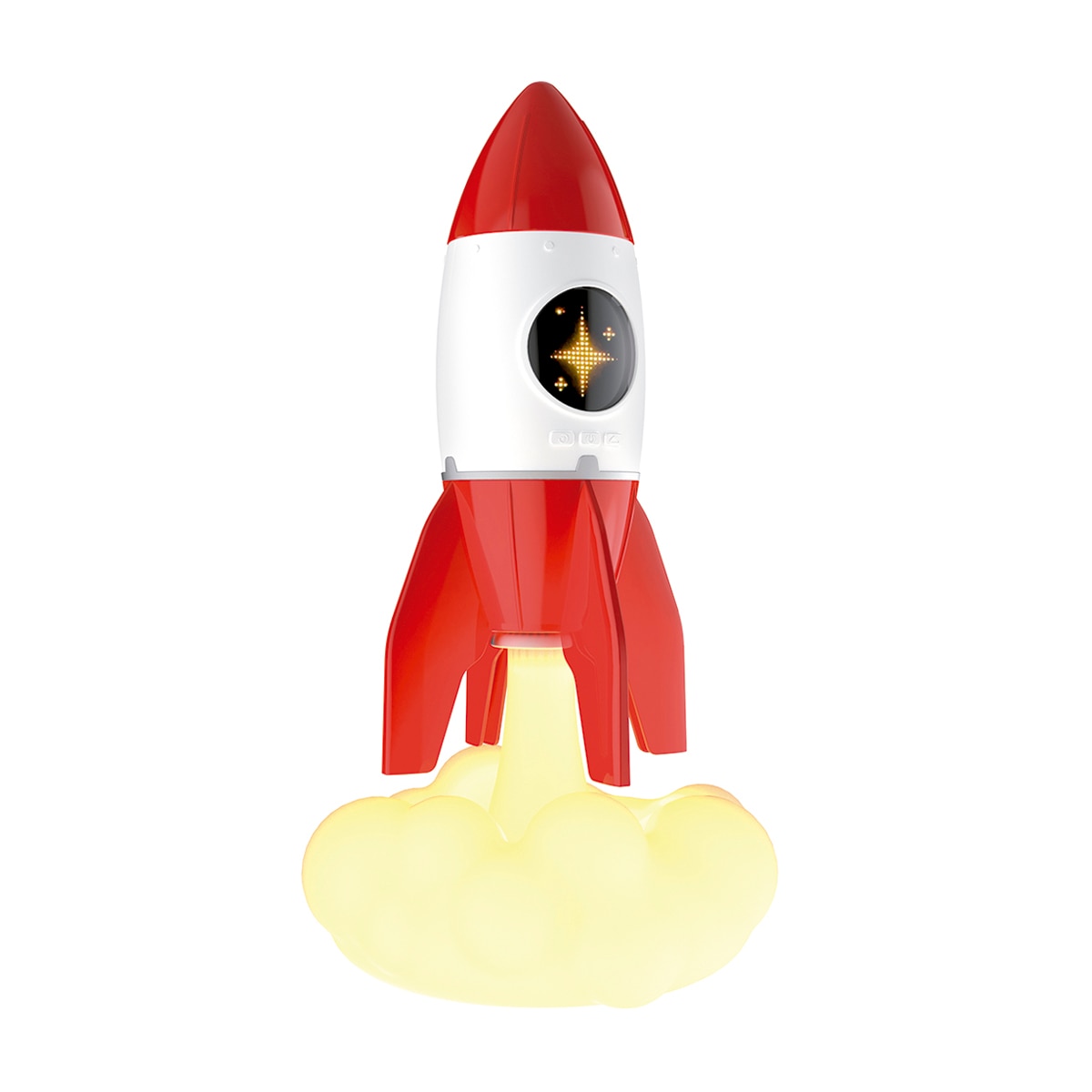 Foguete Projetor Planetário com Relógio Startlite Branco / Vermelho-3