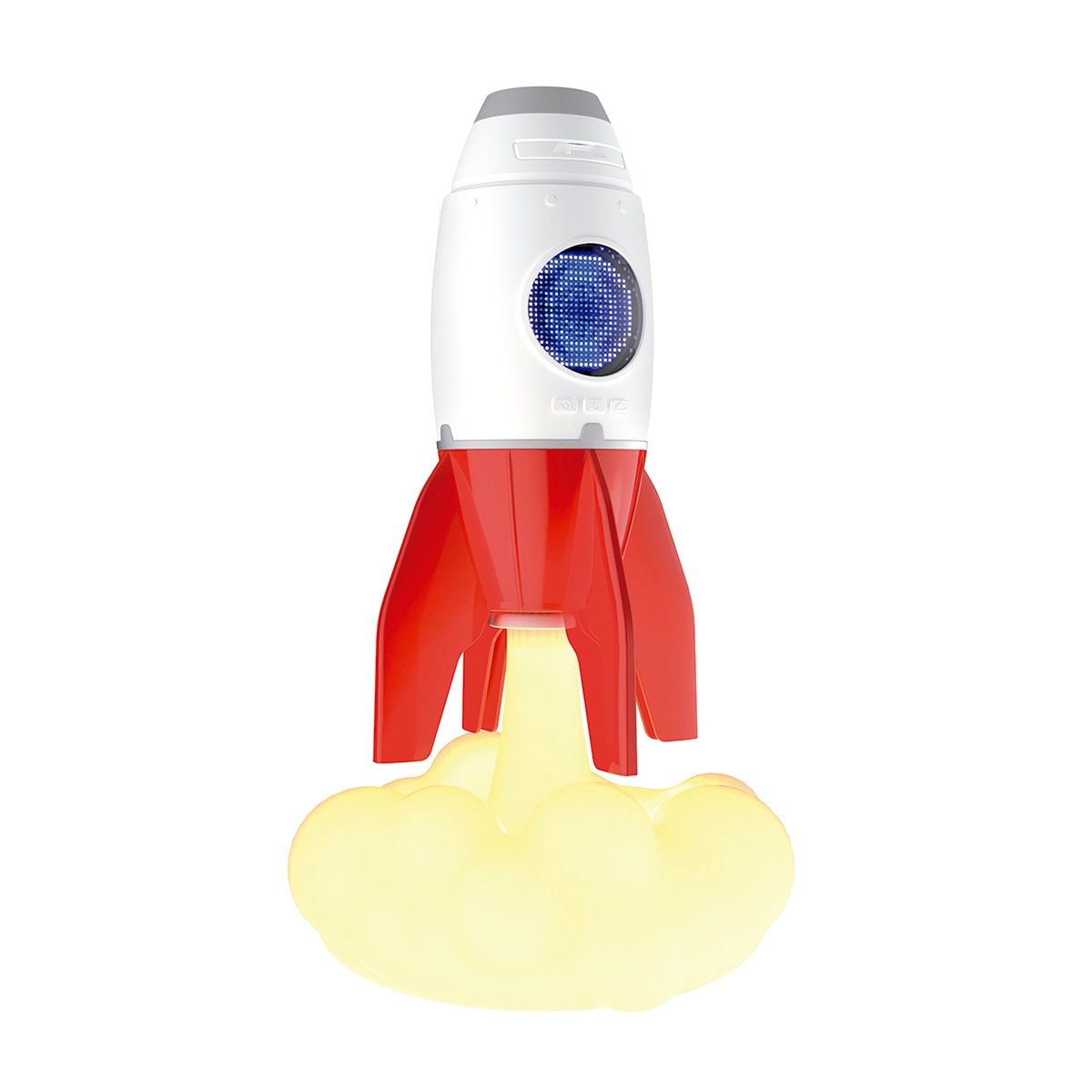 Foguete Projetor Planetário com Relógio Startlite Branco / Vermelho-4