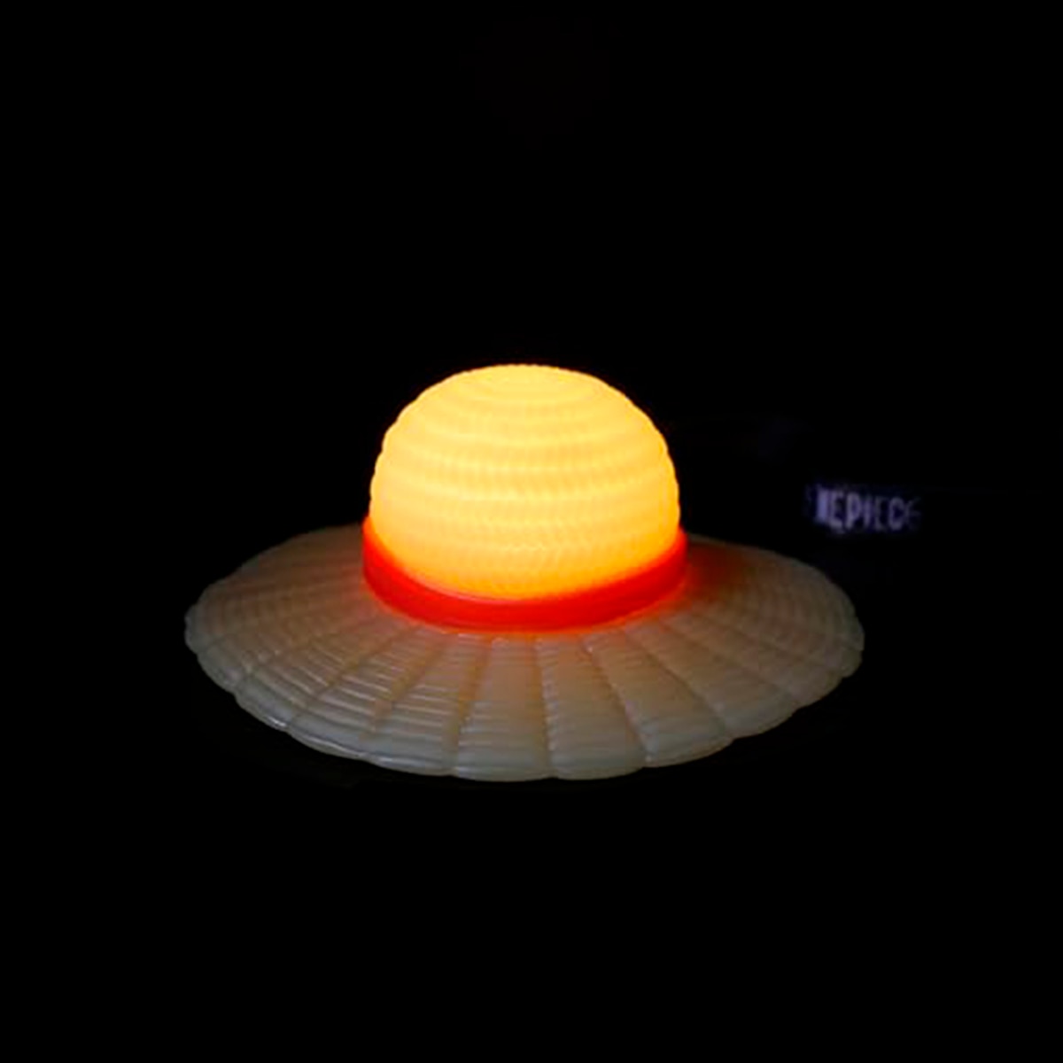 Luz guía  llavero LED sombrero de paja Marrón-2