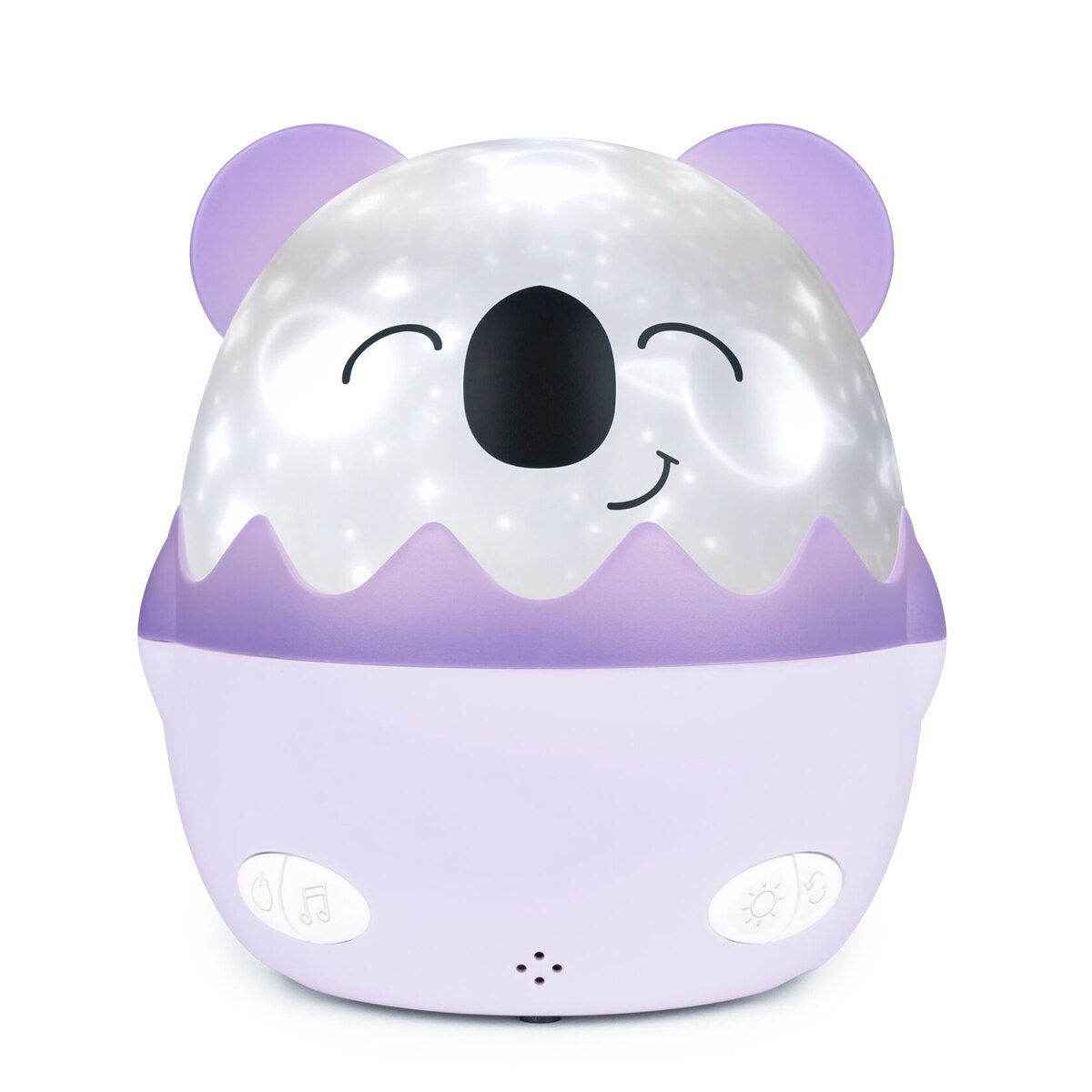 Luz nocturna infantil con proyector Koala Violeta-1