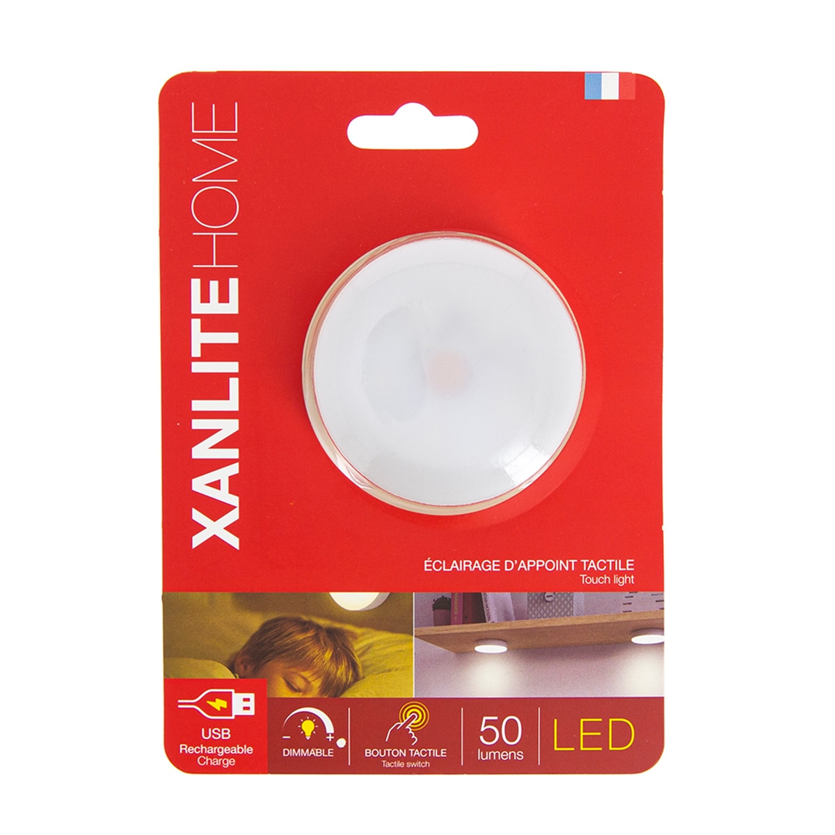 Led Recarregável Auxiliar Táctil 4000 K Branco-4