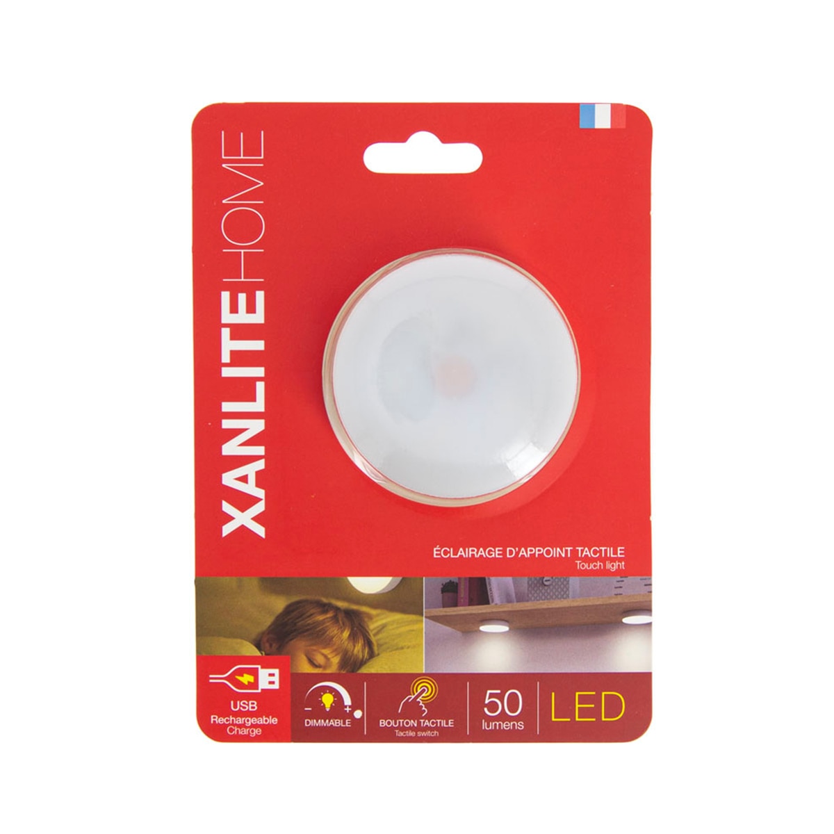 Led Recarregável Auxiliar Táctil 4000 K Branco-5