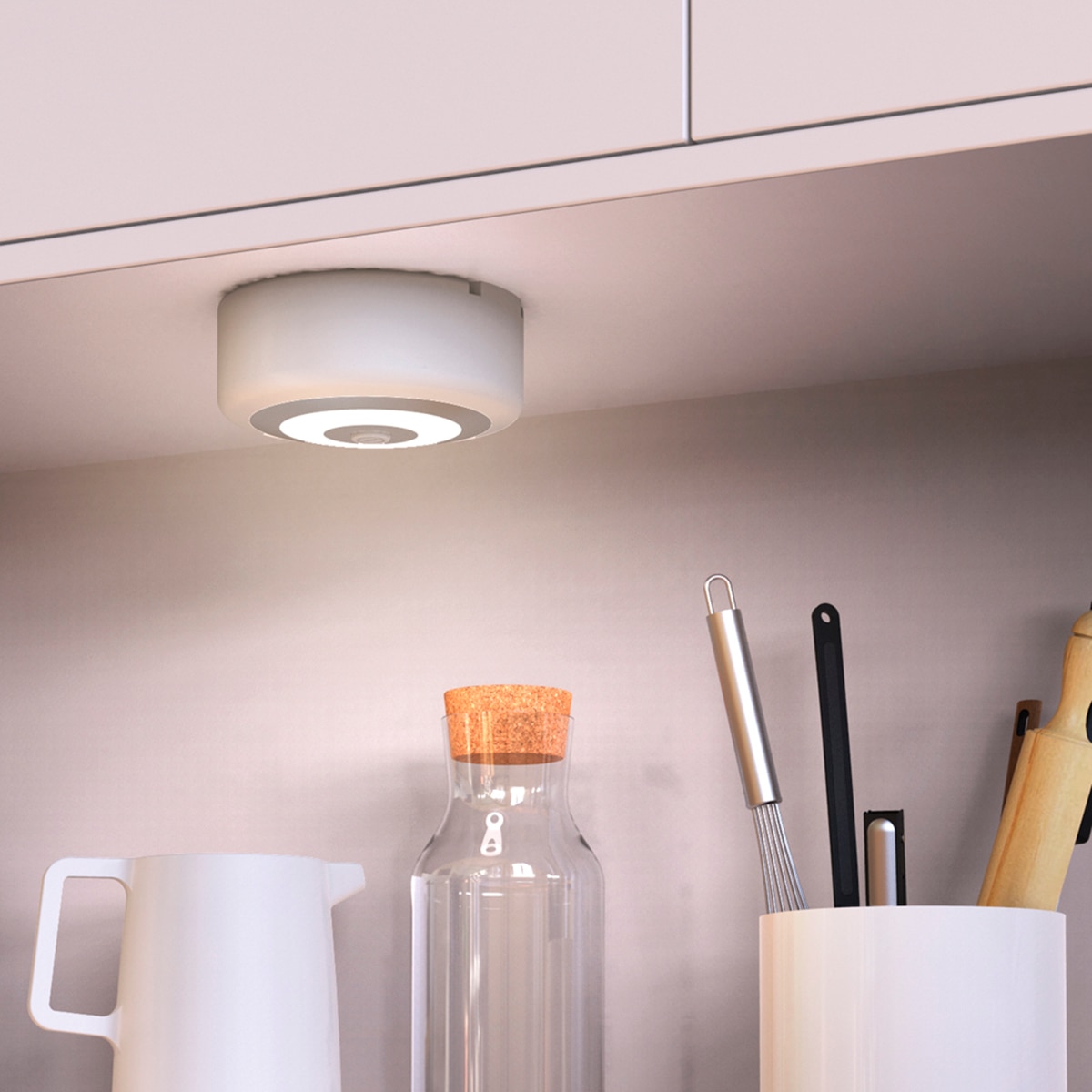 Luz sensor movimiento 200 lm, incluye pilas, Xanlite Blanco-2