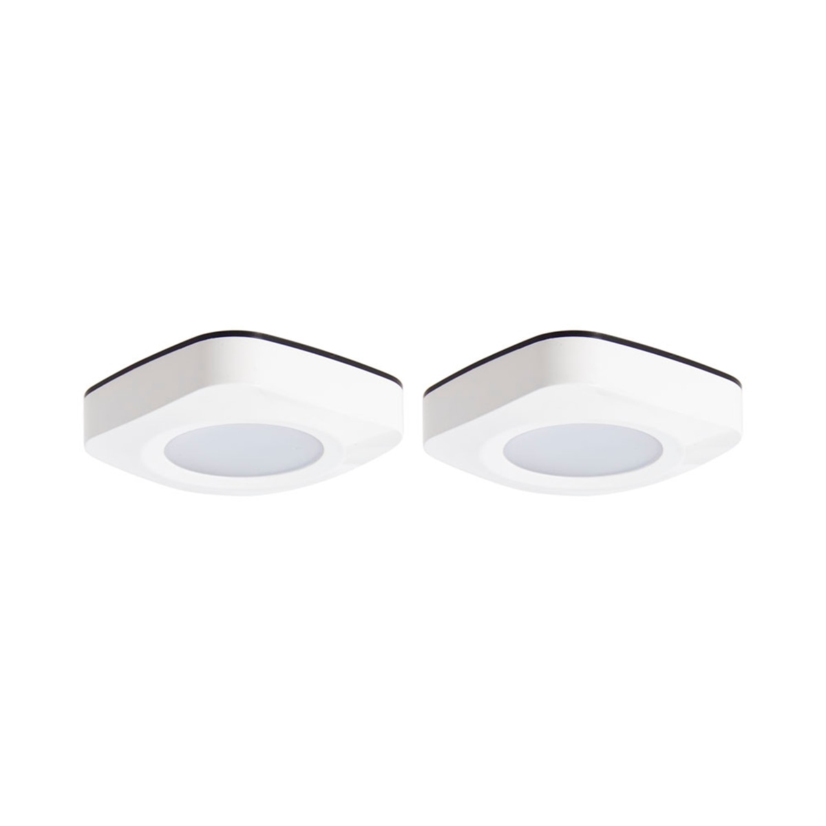 Lote de 2 luces auxiliares - táctiles - 50 lúmenes - blanco neutro, Xanlite Blanco-8