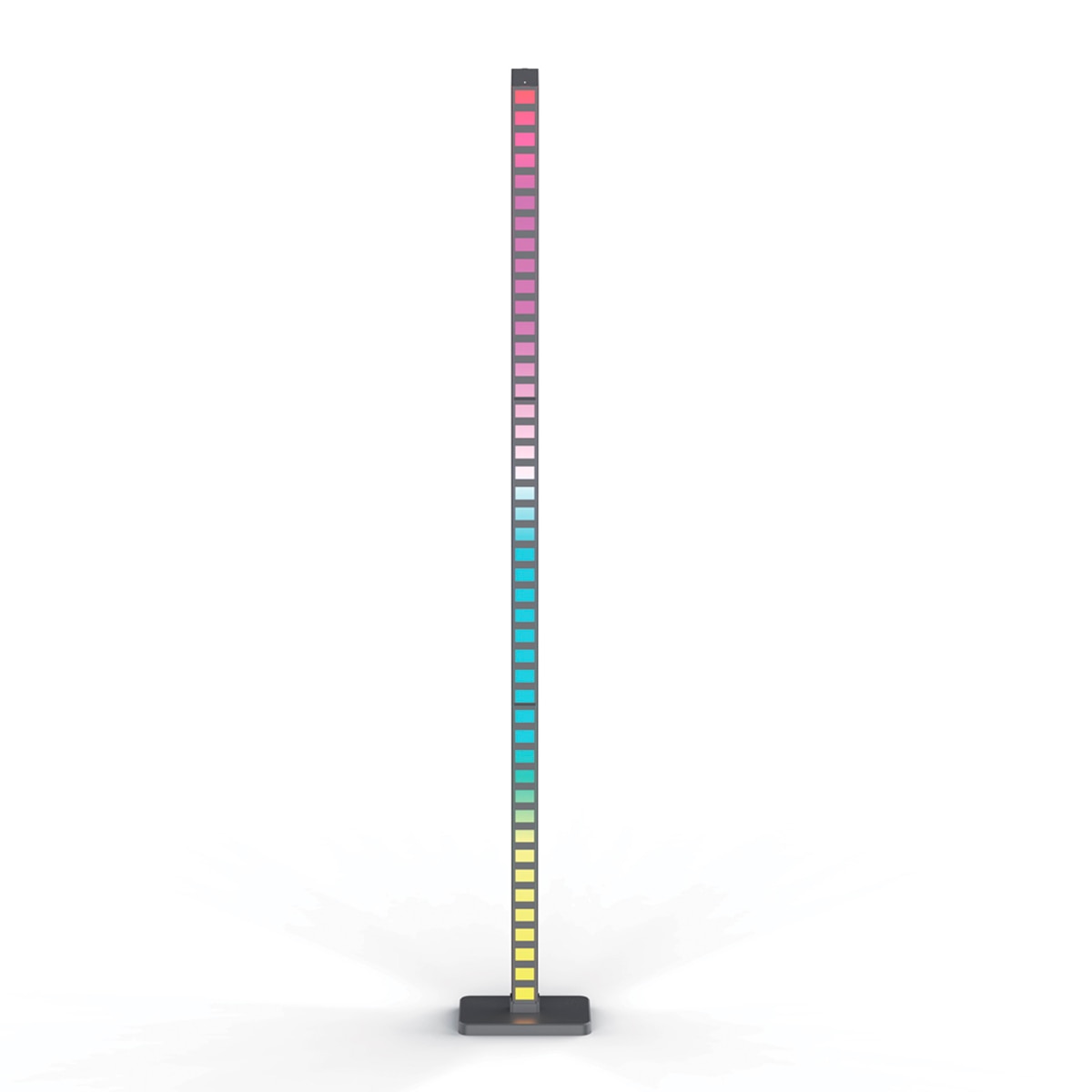 Lámpara led 120cm rgb digital filar usb sincronización musical Xanlite Negro-8