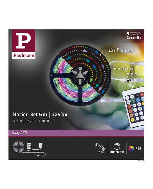 Tira LED motion 5 m RGB 10 W 6