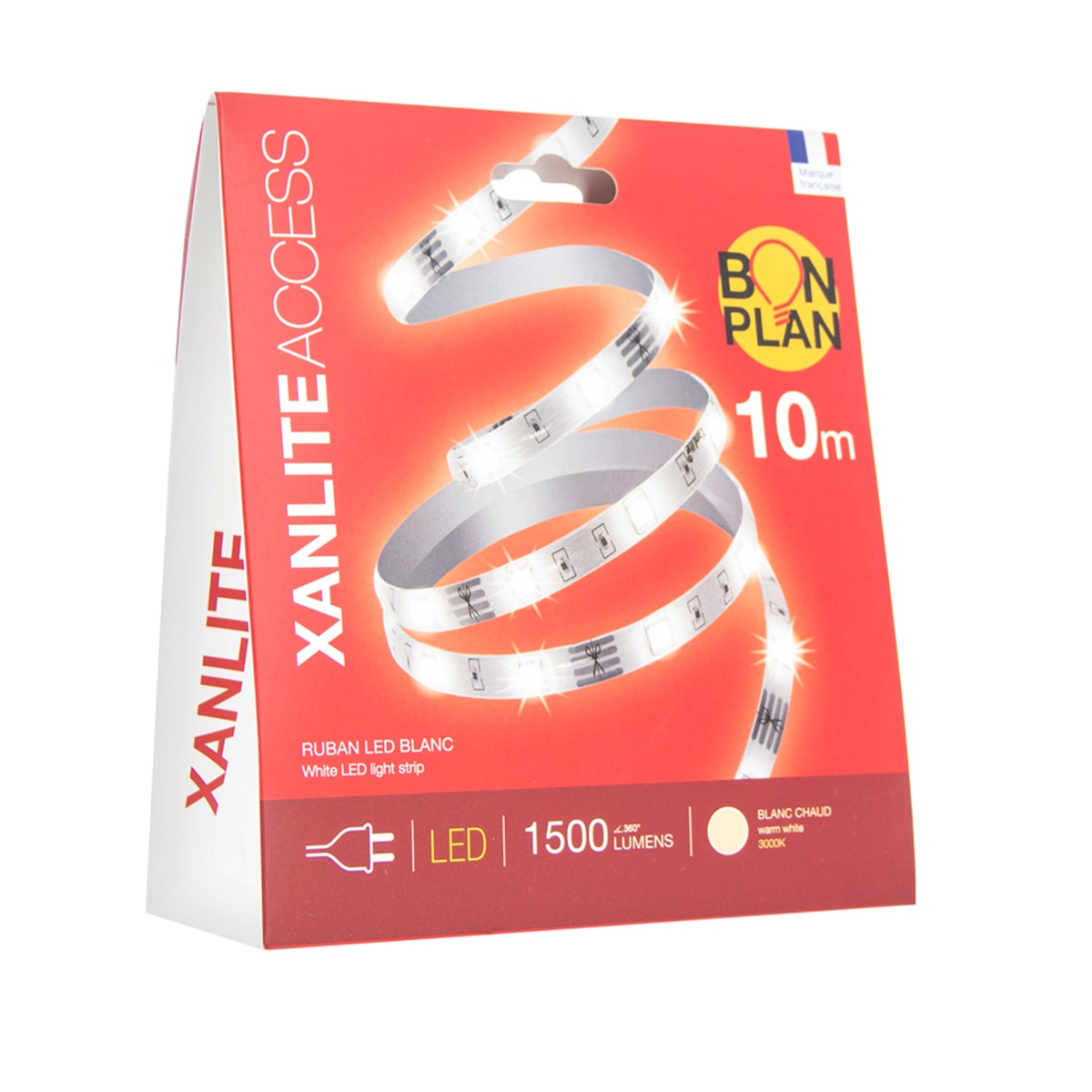 Tira de luz led blanco cálido 10 m Xanlite Blanco-4