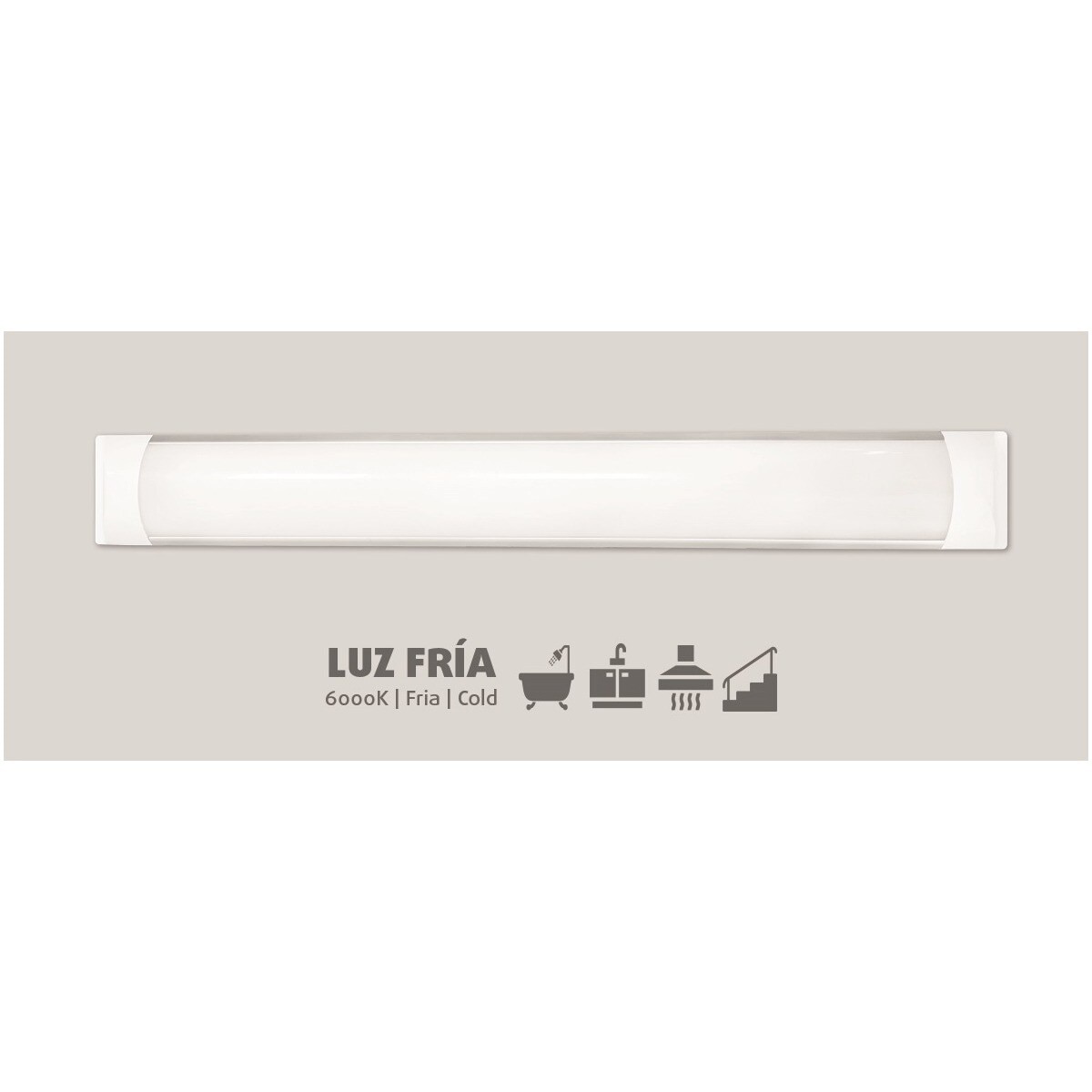 Regleta LED estanca Luz neutra ( >= 3000 K / <= 5000 K )-3