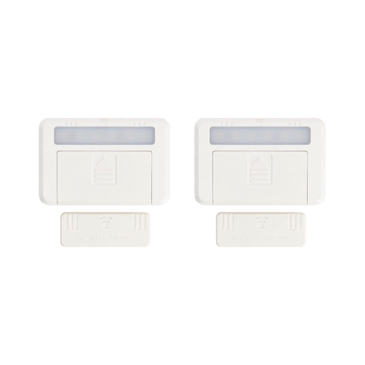 Pack 2 led con imán a pilas 50 lm 4000 k Xanlite Blanco-9