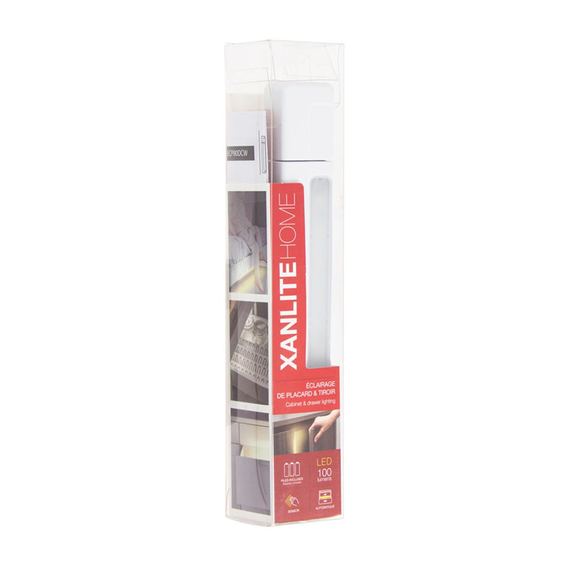Led a pilas sensor apertura 100 lm 4000k Xanlite Blanco-2