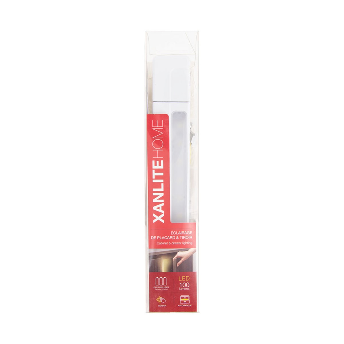 Led a pilas sensor apertura 100 lm 4000k Xanlite Blanco-3