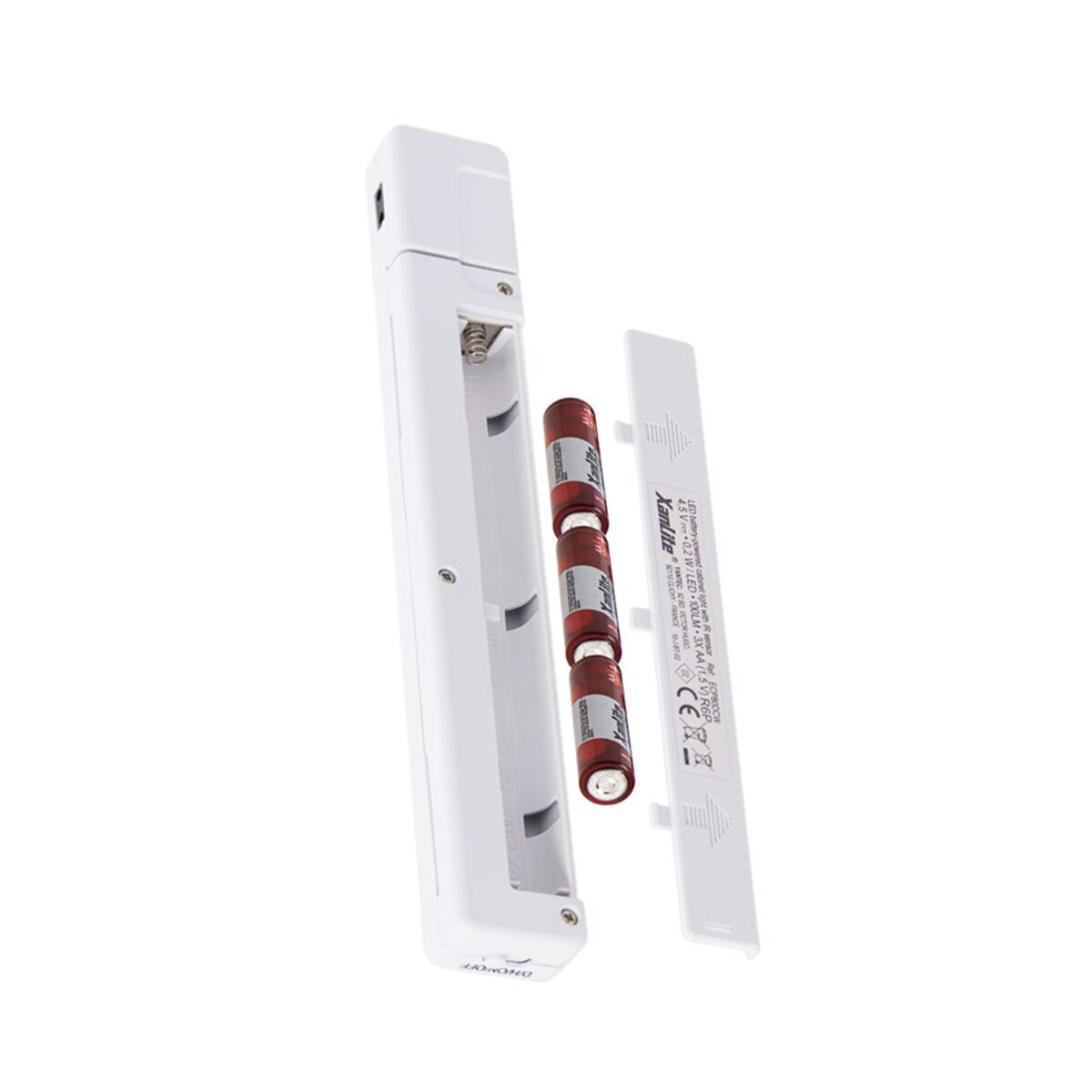 Led a pilas sensor apertura 100 lm 4000k Xanlite Blanco-5