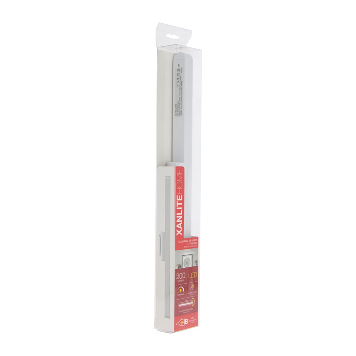 Iluminación cuadro led recargable usb Xanlite Blanco-4