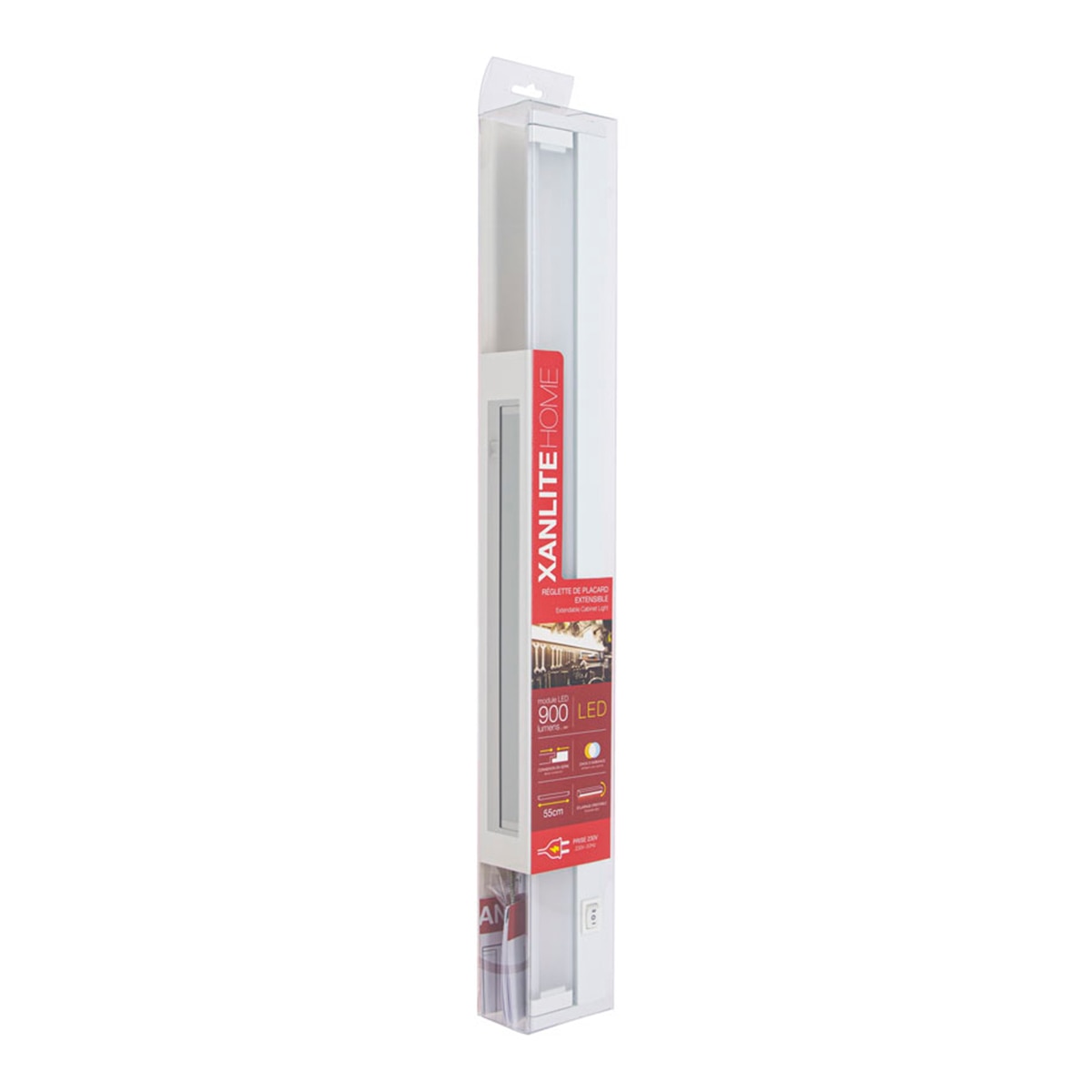 Regleta led orientable Xanlite Blanco-3