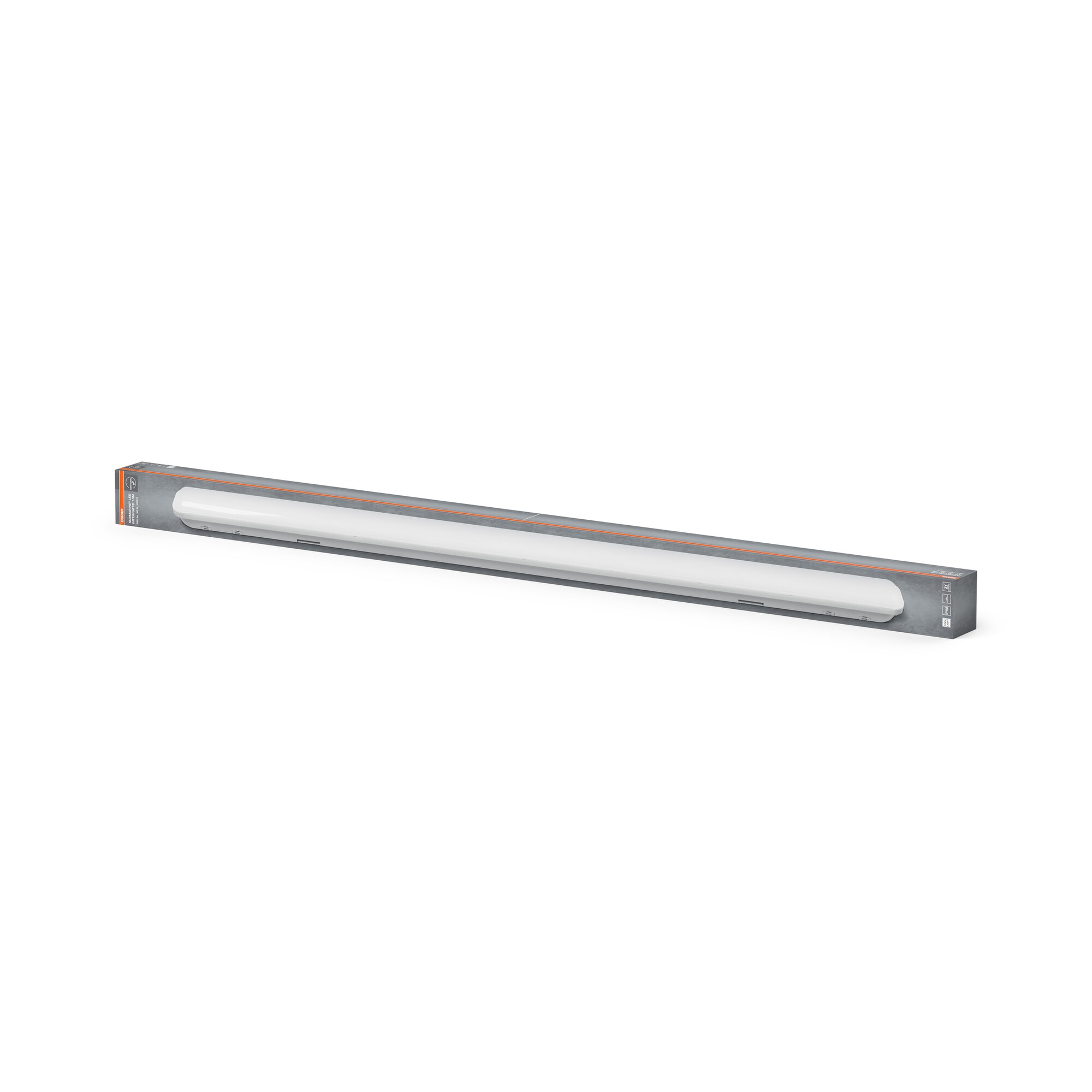 Lâmpada LED de 150 cm, 48 W, 4000 K Cinzento-2