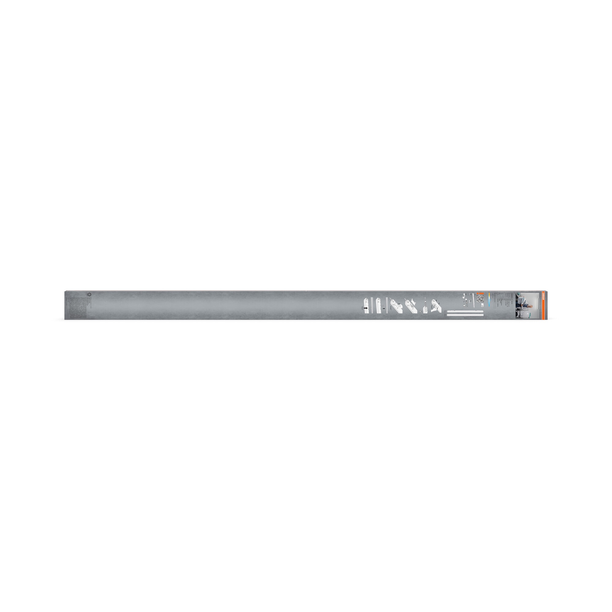 Lâmpada LED de 150 cm, 48 W, 4000 K Cinzento-3