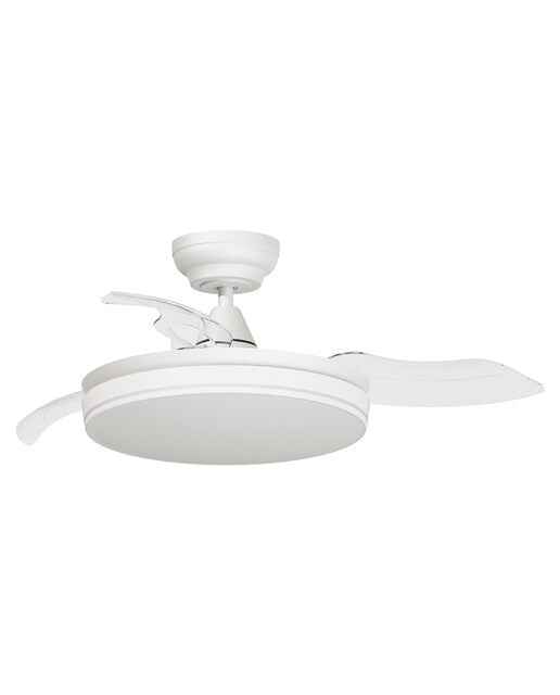Ventilador de techo 28 W Noa con luz LED integrada 20 W Ø 91 cm Blanco-3