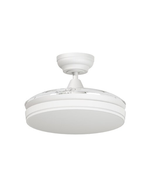 Ventilador de techo 28 W Noa con luz LED integrada 20 W Ø 91 cm Blanco-4