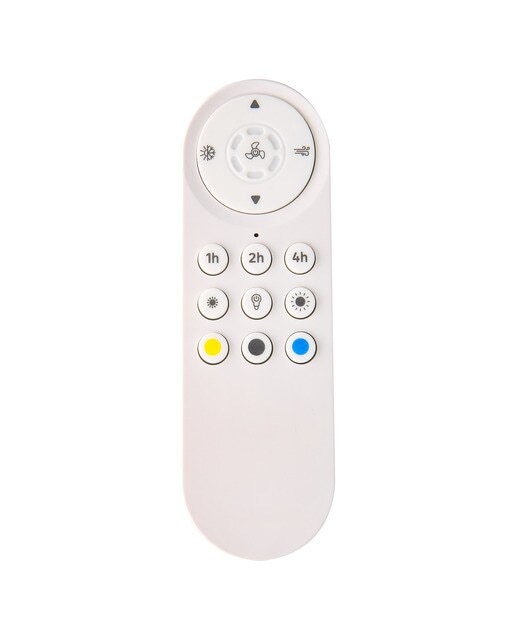 Ventilador de techo 28 W Noa con luz LED integrada 20 W Ø 91 cm Blanco-10