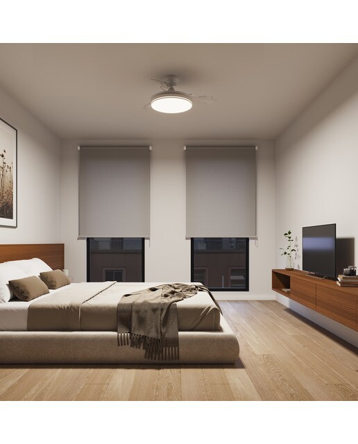 Ventilador de techo 28 W Noa con luz LED integrada 20 W Ø 91 cm Blanco-15