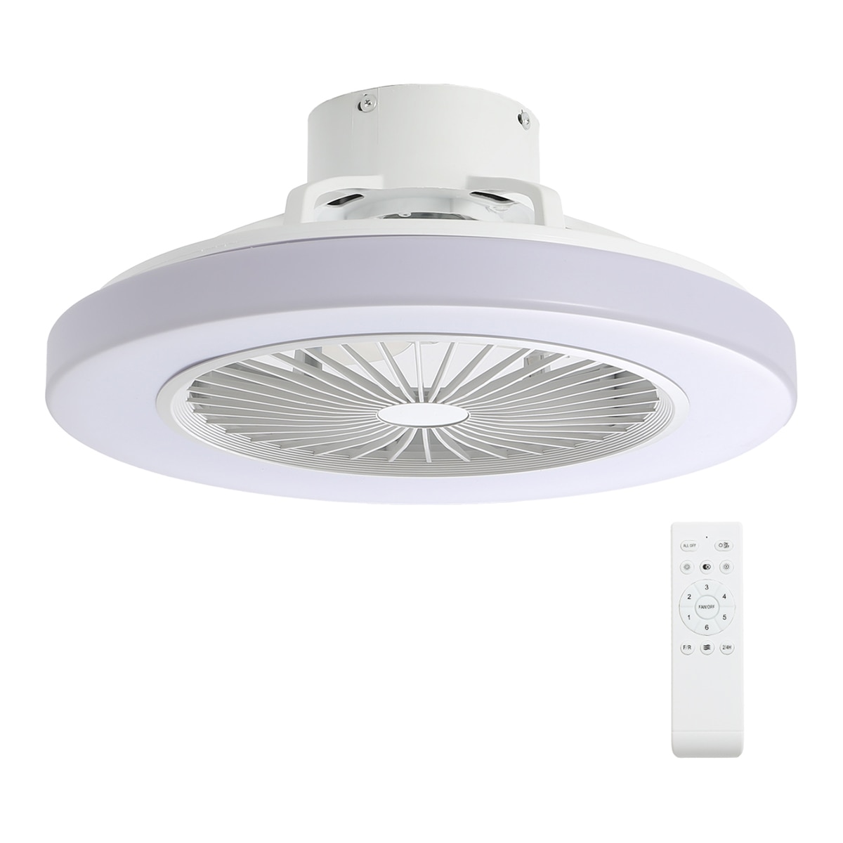 Imagem 0 de Ventoinha de Teto Plafon com Luz Ø 50 cm 48 W ST-CF2401