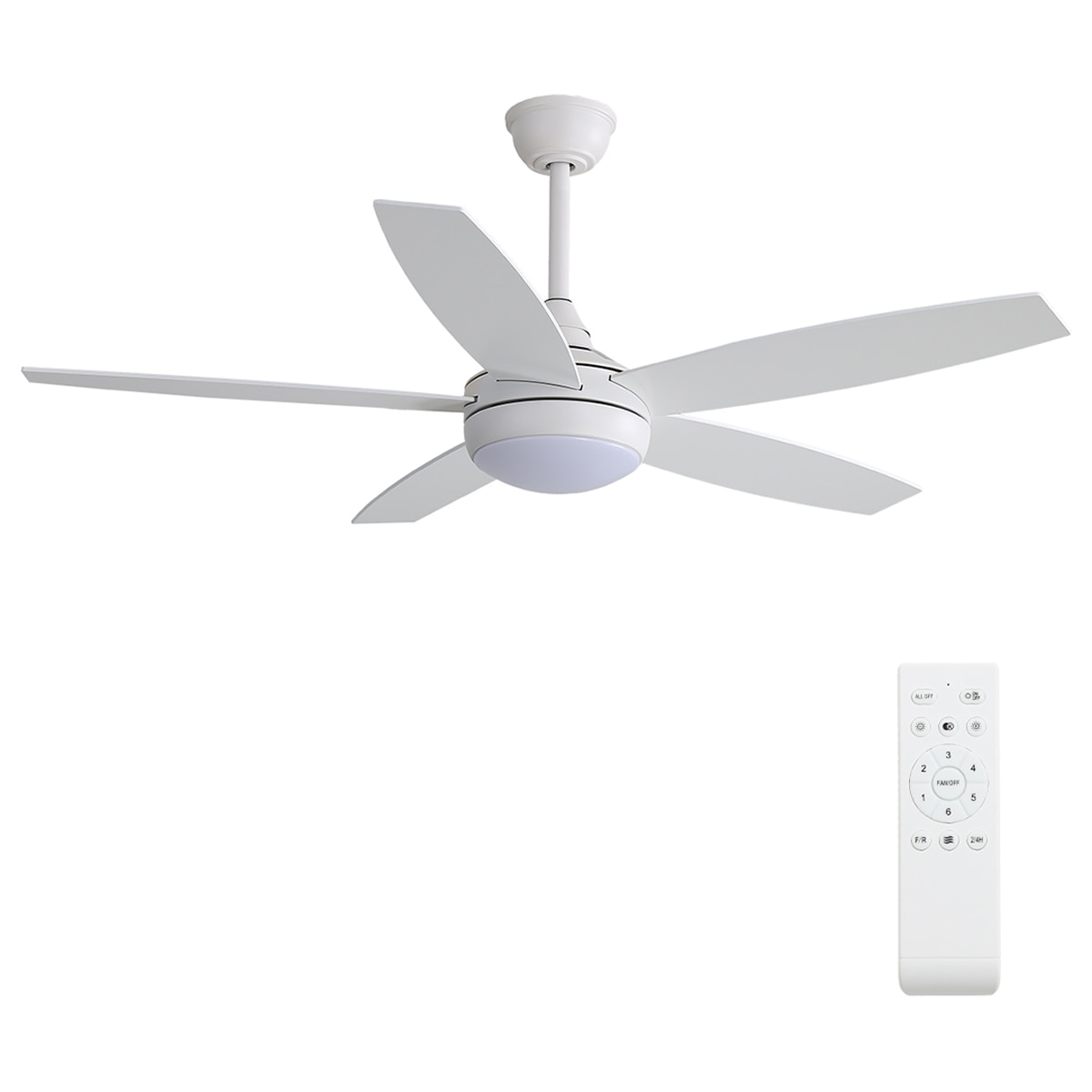 Ventilador de Techo 5 Palas con Luz Ø 132 cm 24W ST-CF2404 3
