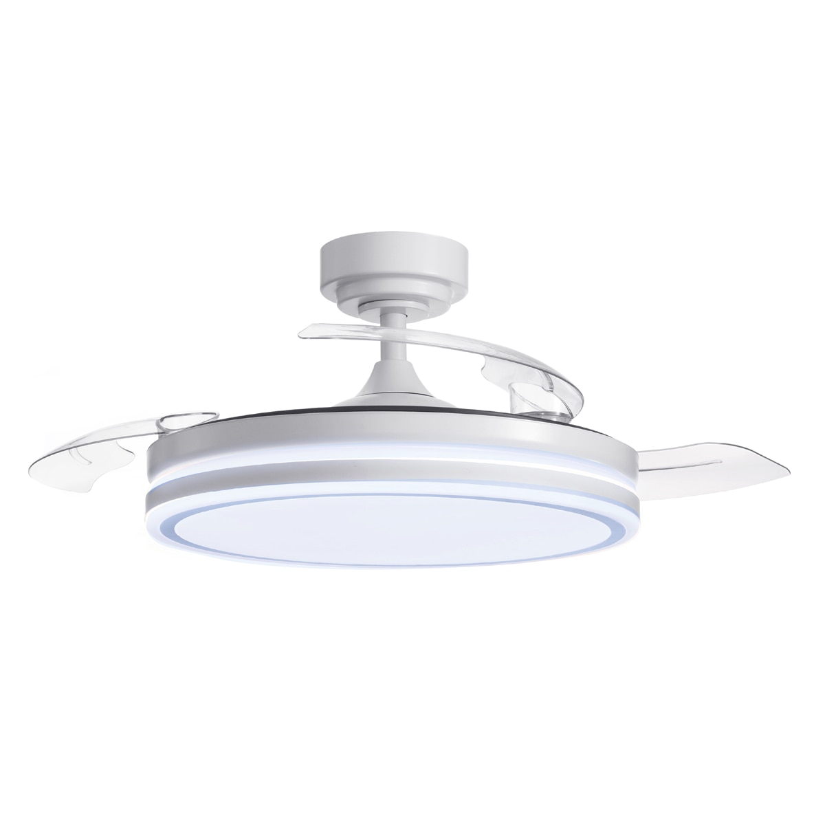 Ventilador de techo DC Irion 72 W Ø 106 cm con Plafón de Luz LED 7920 lm Blanco-4