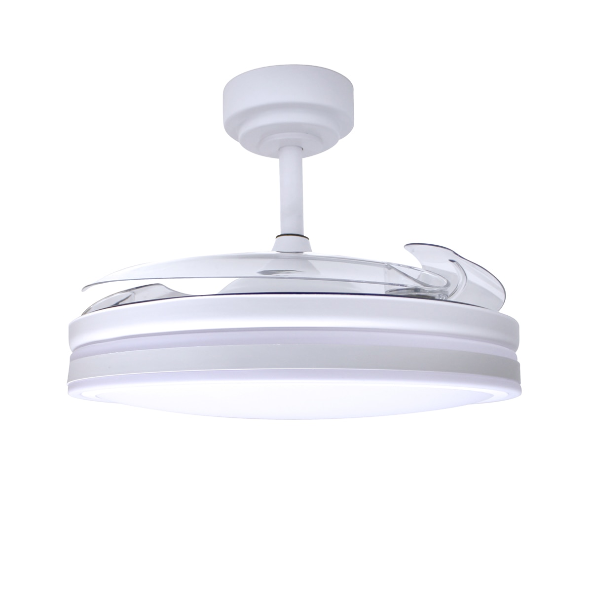 Ventilador de techo DC Irion 72 W Ø 106 cm con Plafón de Luz LED 7920 lm Blanco-6