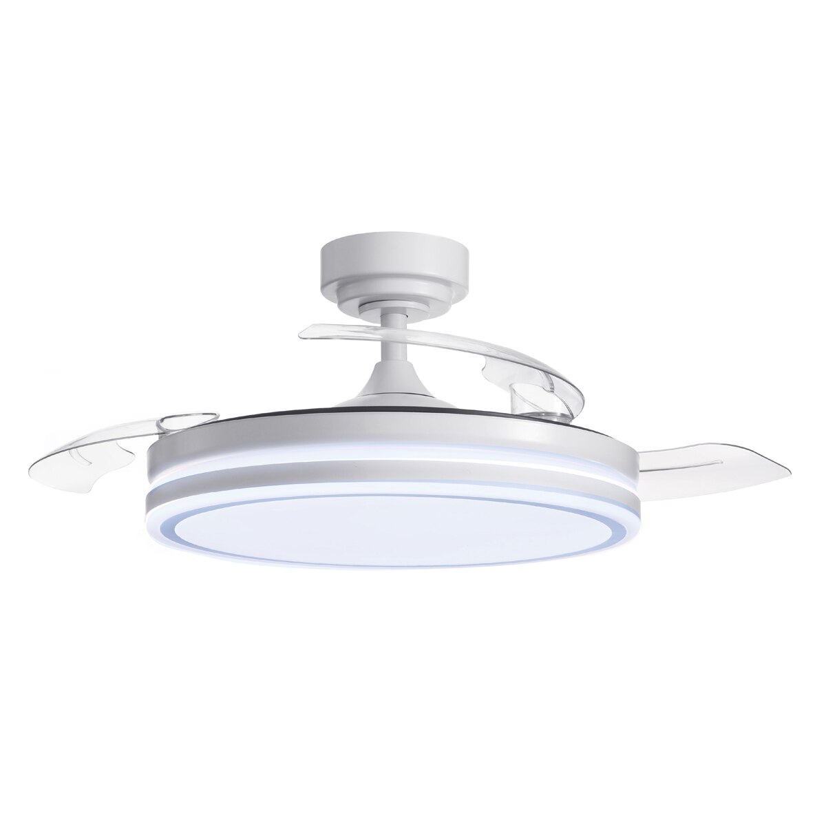 Ventilador de techo DC Irion 46 W Ø 92 cm con Plafón de Luz LED 5520 lm Blanco-3