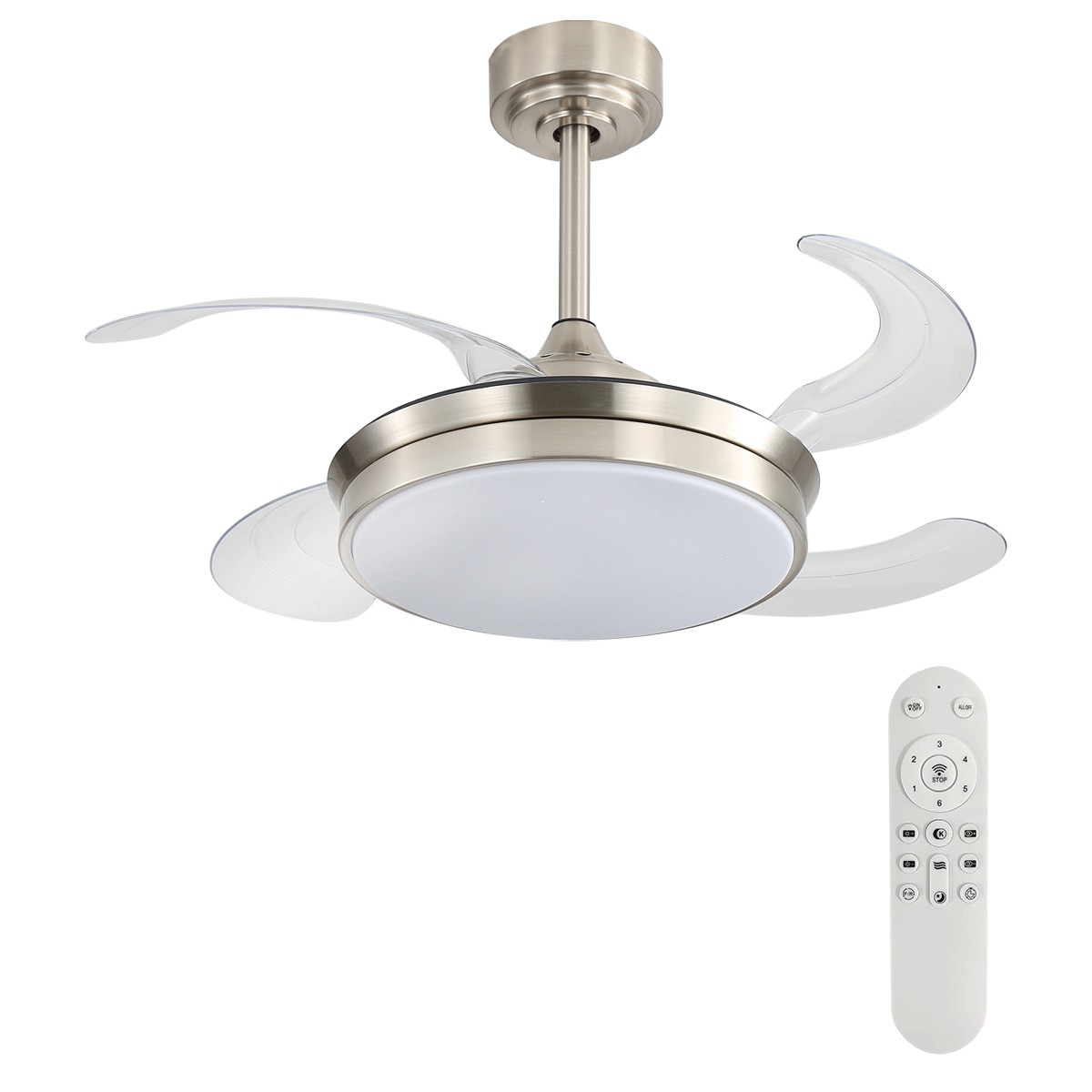 Imagen 0 de Ventilador techo aspas retractil FLOW