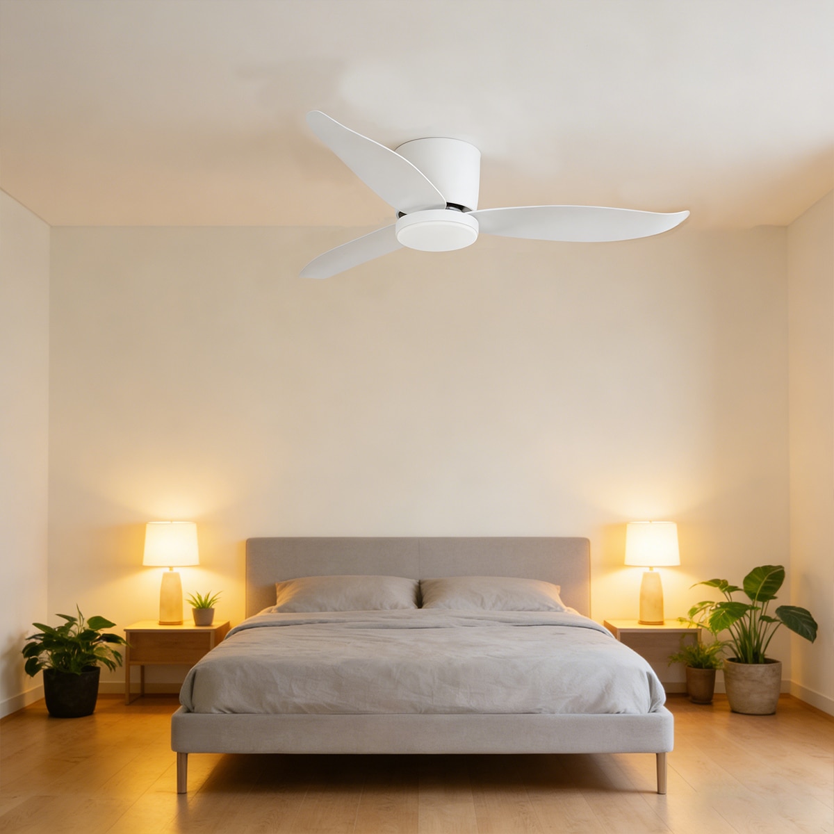 Ventilador de teto ZENFAN Branco-11