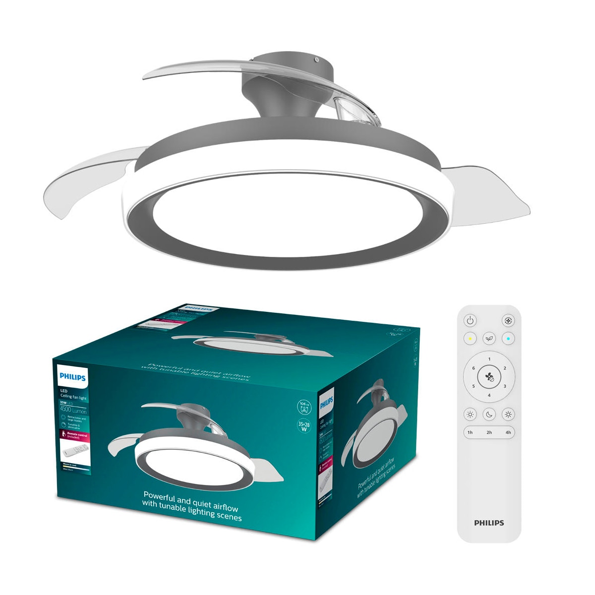 Ventilador techo Bliss DC Negro 6