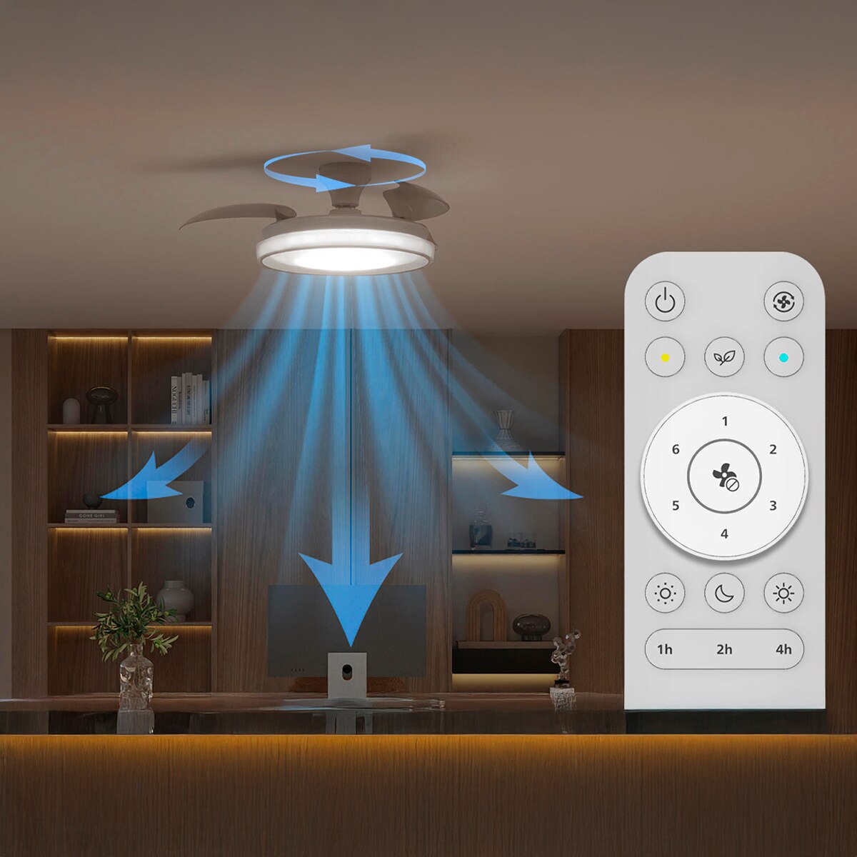 Ventilador techo Bliss DC Blanco 3