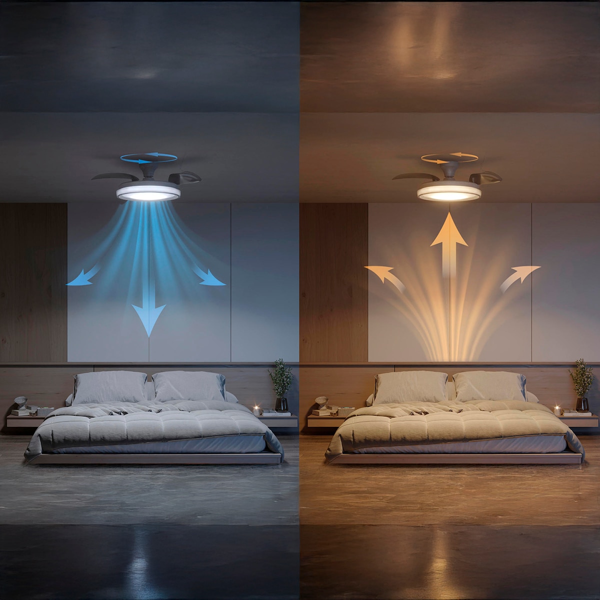 Ventilador techo Bliss DC Blanco 4