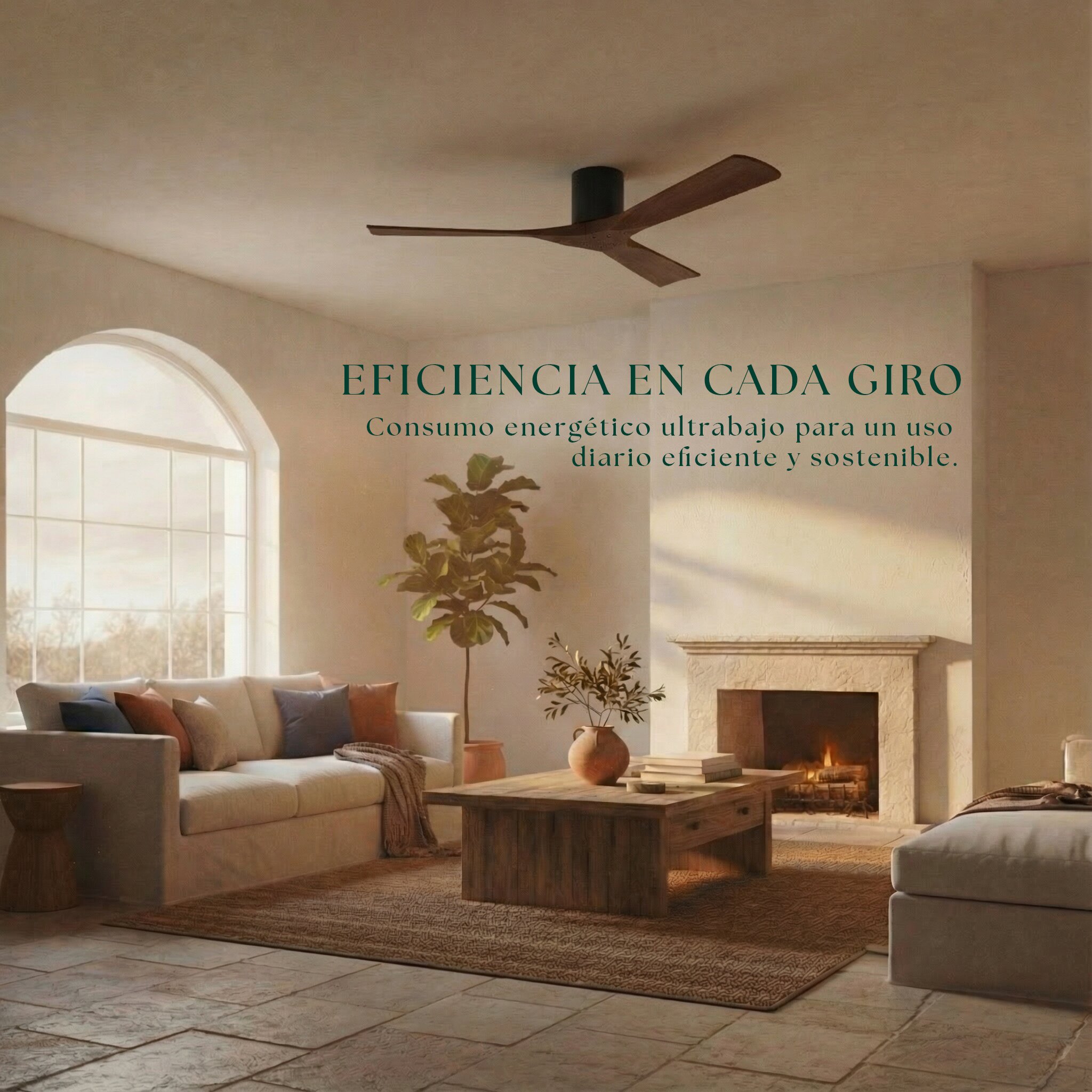 Ventilador de techo Giro Etoile DC Negro-4