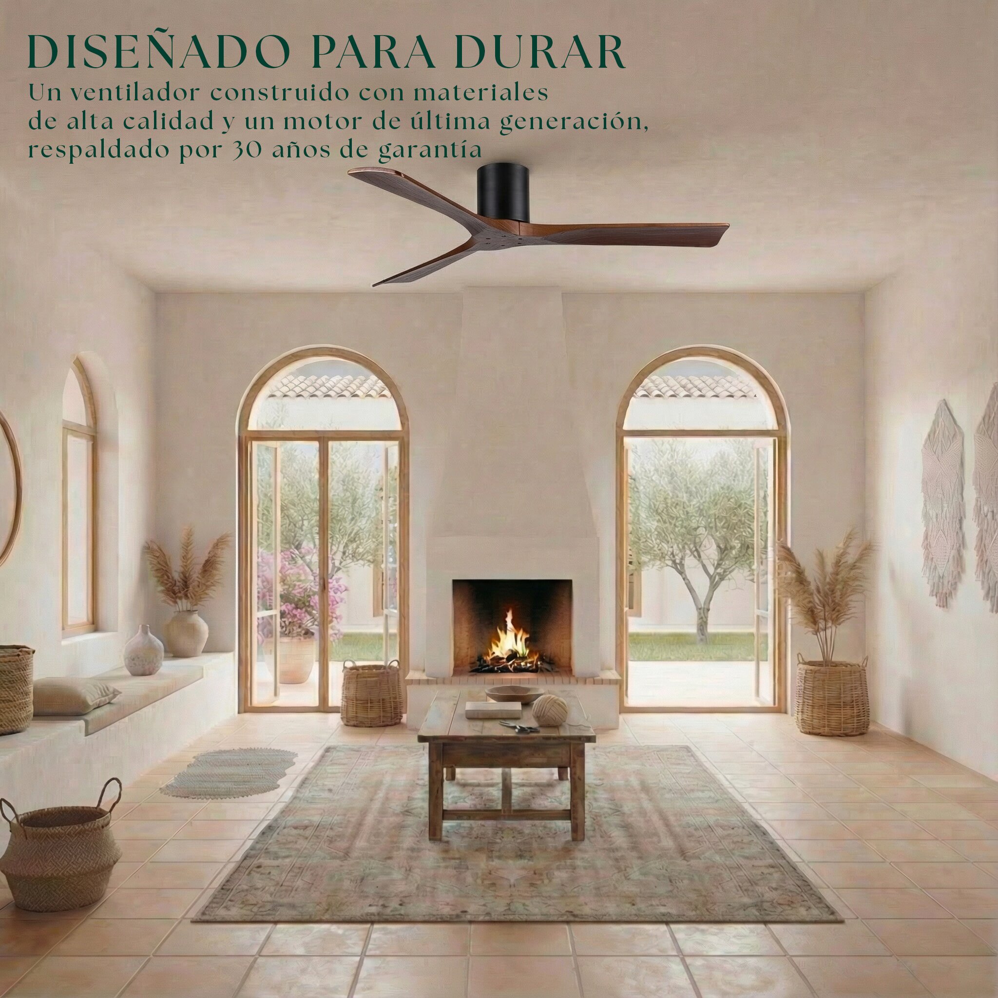Ventilador de techo Giro Etoile DC Negro-5