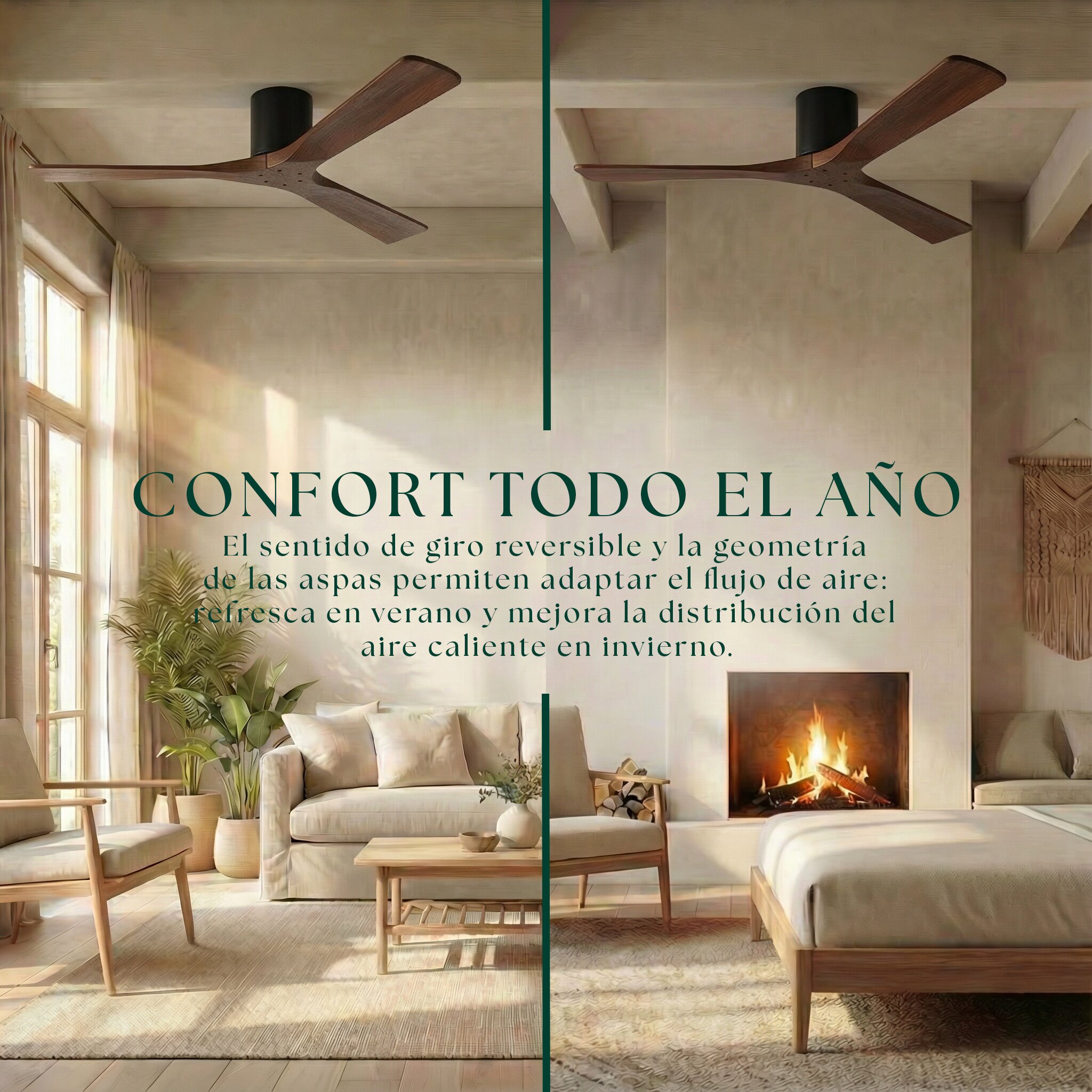 Ventilador de techo Giro Etoile DC Negro-7