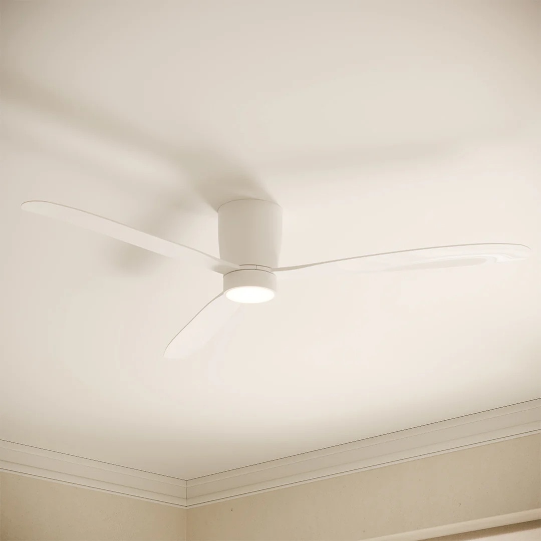 Ventilador de techo Giro Sirocco con luz LED DC Blanco-1