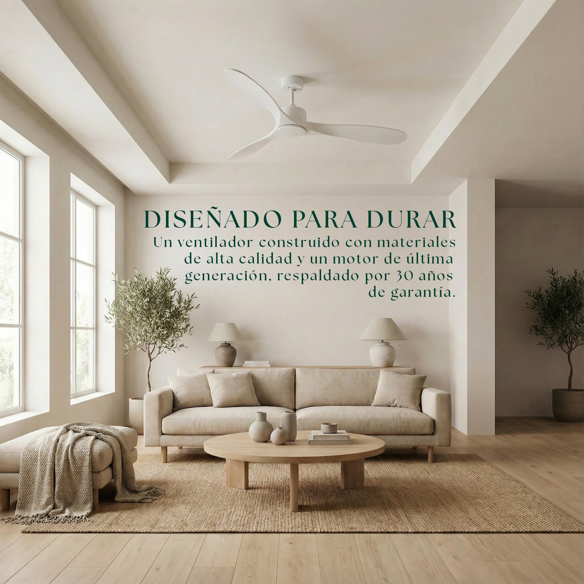 Ventilador de techo Giro Boreal DC Blanco-5