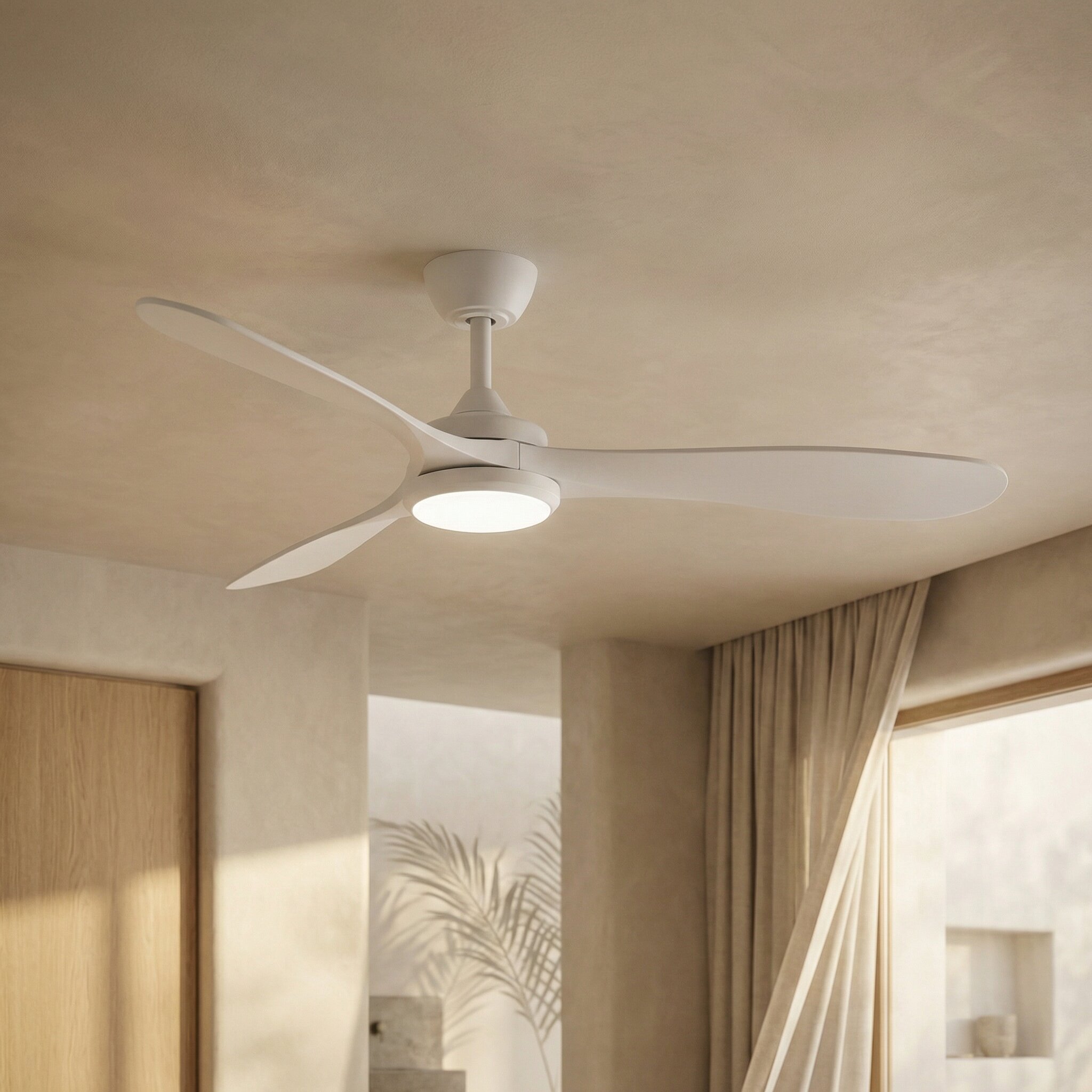 Imagen 0 de Ventilador de techo Giro Boreal con luz LED DC