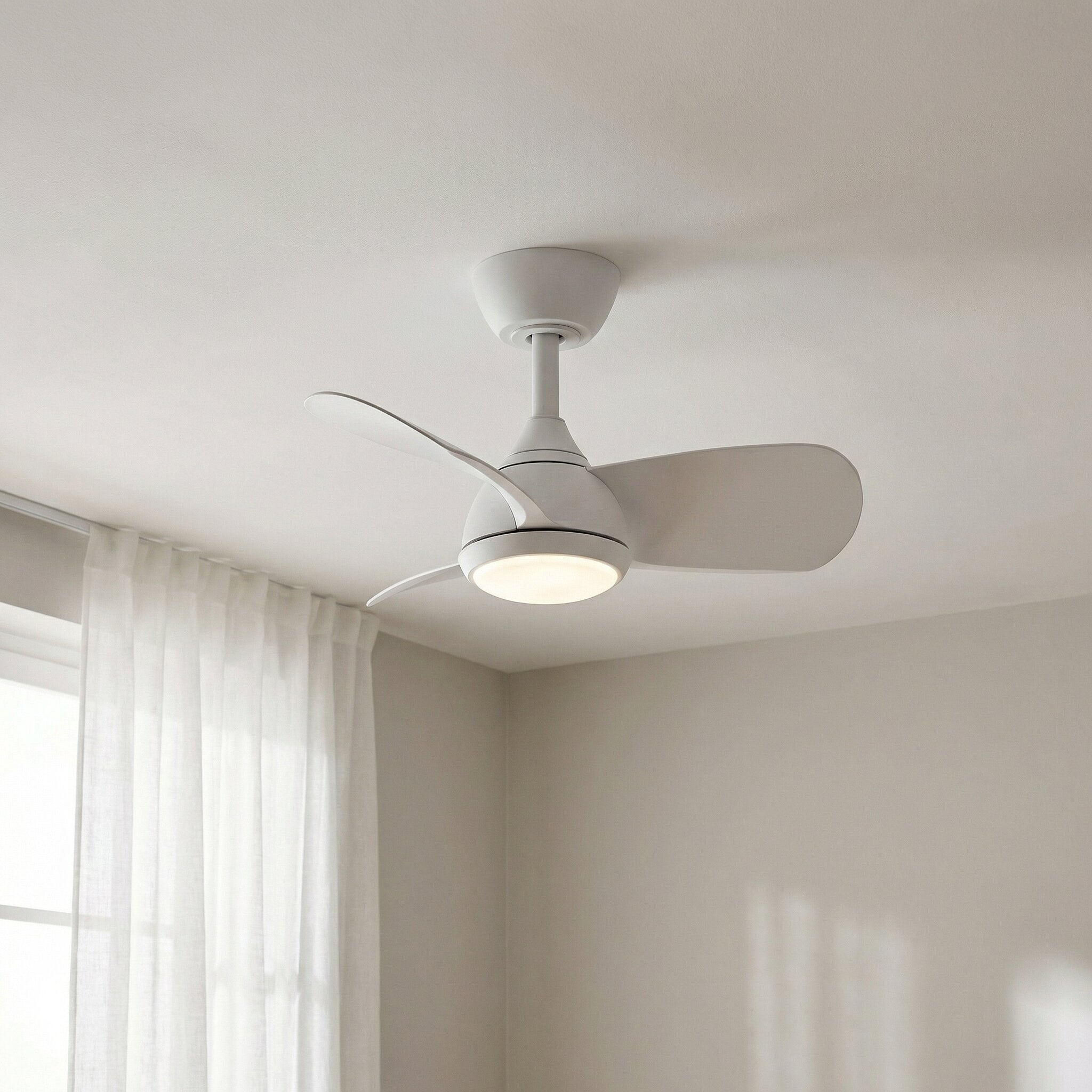 Imagen 0 de Ventilador de techo Giro Veleo con luz LED DC