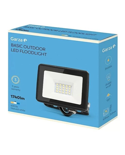 Projetor LED Exterior Basic - 50W Preto-4