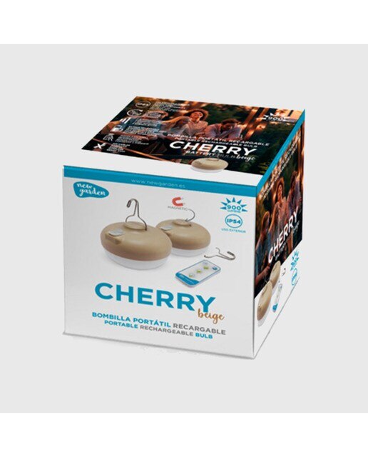 Bombilla Recargable Cherry 9W Beige-4