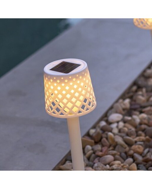 Baliza Solar Gretita - Pack 4 Uds Blanco-3