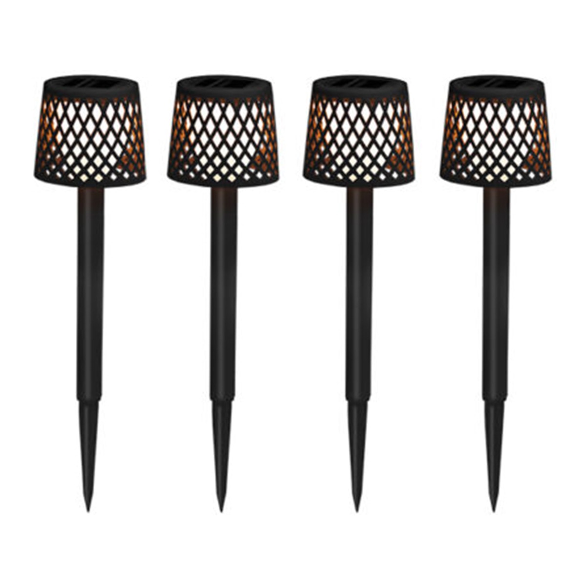 Baliza Solar Gretita Pack - 4 Unid. Preto-1