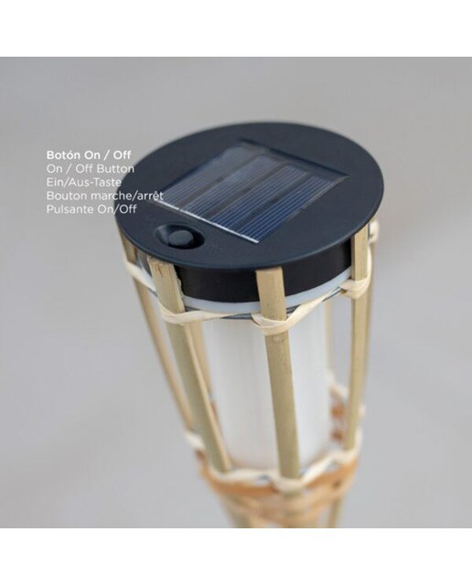 Antorcha Solar Hiama Efecto Fuego Madera-4