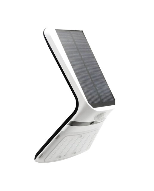 Aplique Exterior Solar Mural con Sensor 3,5W Blanco-2