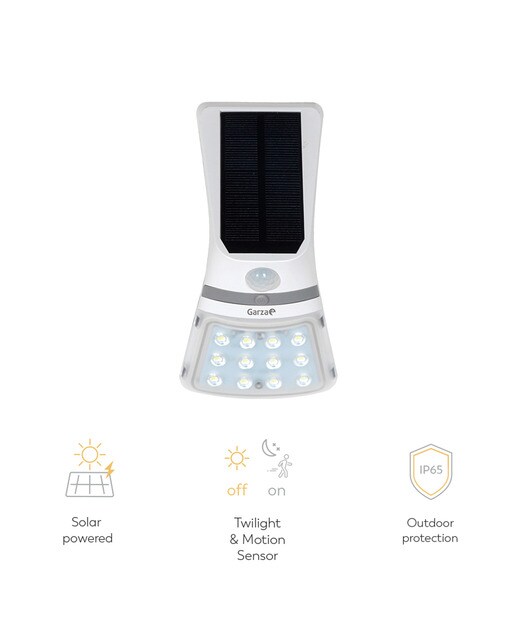 Aplique Exterior Solar Mural con Sensor 3,5W Blanco-5