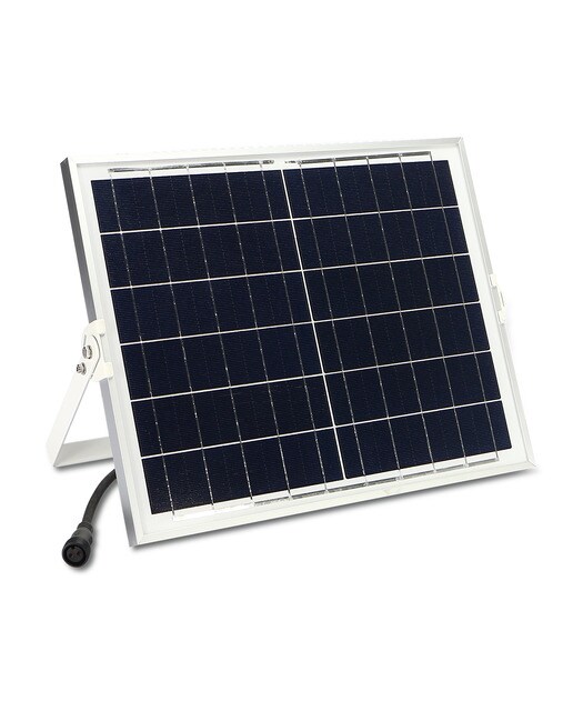 Projetor LED Exterior Solar Programável - 30W - 6500 K Preto-7